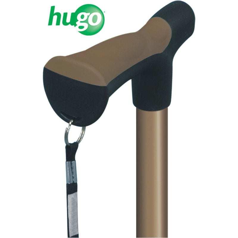 Hugo Ergonomic Derby Handle Cane - Cocoa