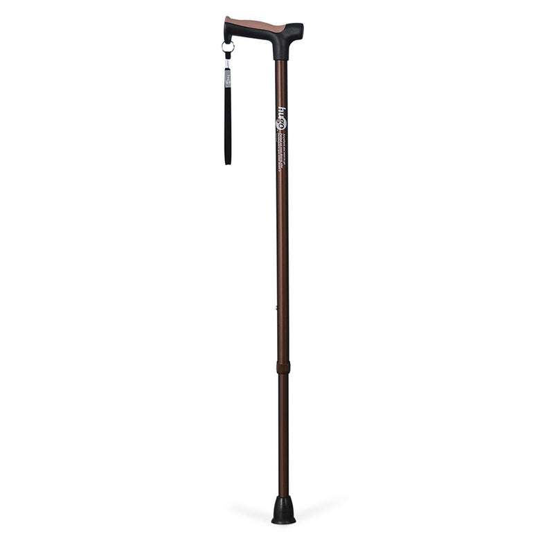 Hugo Ergonomic Derby Handle Cane - Cocoa