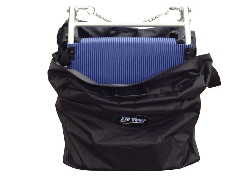 Super Light, Folding Transport Chair with Carry Bag and Flip-Back Arms