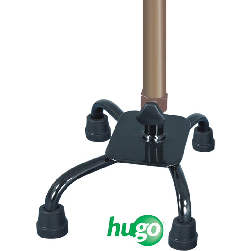 Hugo Ergonomic Quad Cane - Cocoa