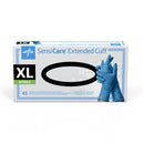 SensiCare Powder-Free Nitrile Exam Glove, Extended Cuff, 11.4"