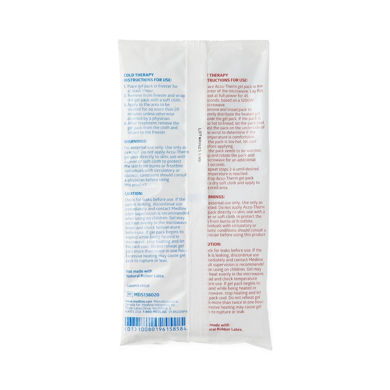 Accu-Therm® Hot / Cold Reusable Gel Pack, 5" x 10" (13 cm x 25.5 cm)