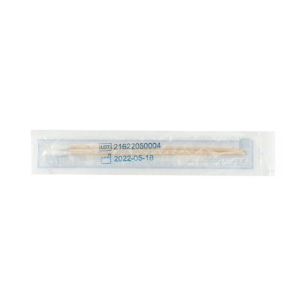 Medline Sterile Cotton-Tipped Applicator, 6" (15 cm), Wood Applicator