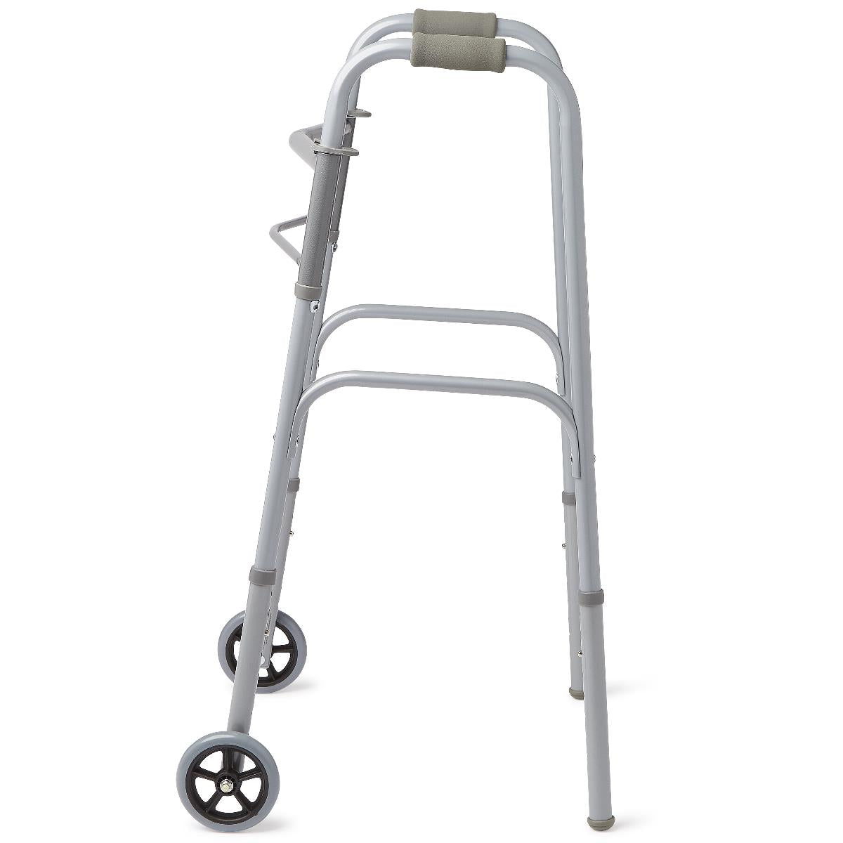 Medline 2-Button Folding Walker with 5