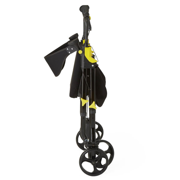 Medline Premium Empower Rollator, 8" (20 cm) Wheels, Black