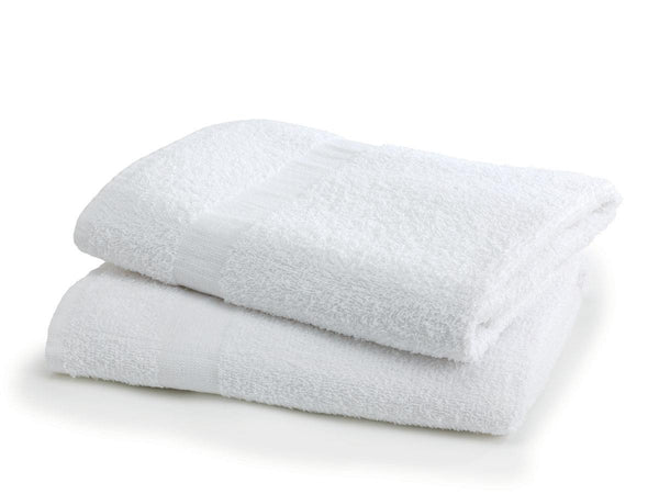 Medline Interblend Bath Towel, 10 lb., 24" x 50" (61 x 127 cm), White