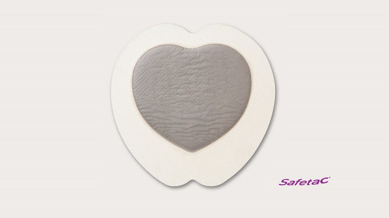 Mepilex Border Sacrum Ag Antimicrobial all-in-one foam dressing for medium to high exuding sacral ulcers