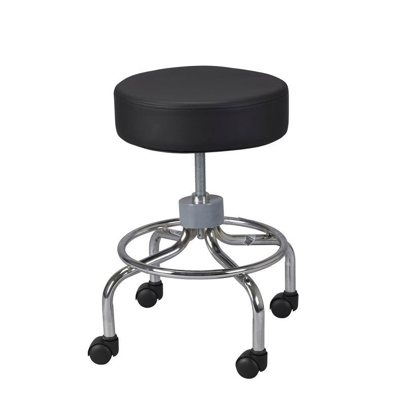 Revolving, Adjustable-Height Stool