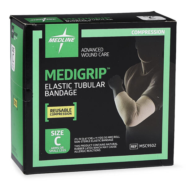 Medigrip® Elastic Tubular Bandage, Size C, 6.8 cm x 10 m, with Latex