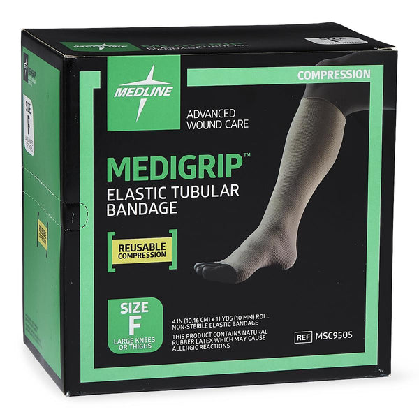 Medigrip® Elastic Tubular Bandage, Size F, 10 cm x 10 m, with Latex