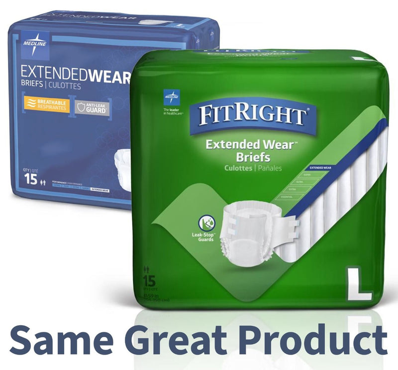 Extended-Wear High-Capacity Adult Incontinence Brief