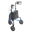 Deluxe 3 Wheel Aluminum Rollator, 7.5" Casters