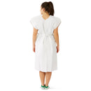Reinforced Tissue Patient Gown, White