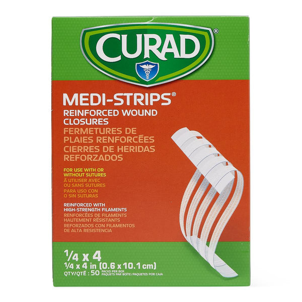 Medi-Strip® Adhesive Wound Closure Strip, 1/4" x 4" (6 mm x 10 cm)