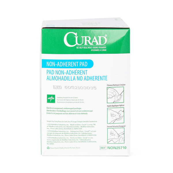 CURAD® Telfa Type Non-Adherent Dressing, 3" x 4" (7.6 cm x 10 cm)