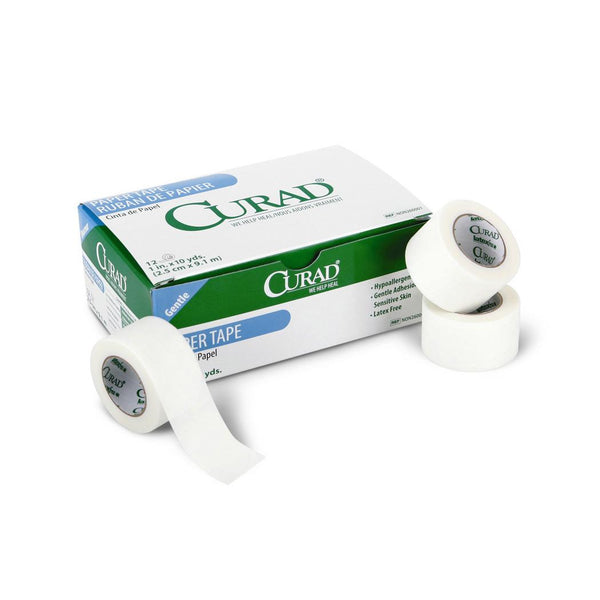 CURAD® Paper Surgical Tape, 1" x 10 yd. (2.5 cm x 9 m)