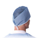 Tie-Back Surgeon Cap, Scrim Material, Blue
