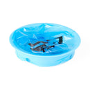 Graduated Emesis Bags with Plastic Ring, 1 L, Blue