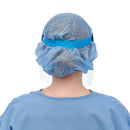 Full-Length Faceshield with Foam and Elastic Band, Full Length, 7.5" (19 cm)