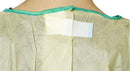 AAMI Level-2 Multi-Layer SMS Medium-Weight Isolation Gown with Tape-Tab Neck and Elastic Wrist, Extra Large