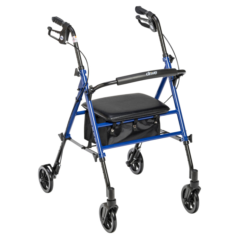 Adjustable Height Rollator, 6" Casters