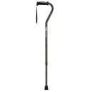 Hugo Ergonomic Offset Handle Cane - Carbon Swirls