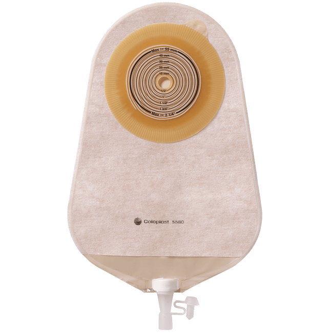 Assura 1-piece Extra-extended Wear Opaque Urostomy Pouch, Cut to fit