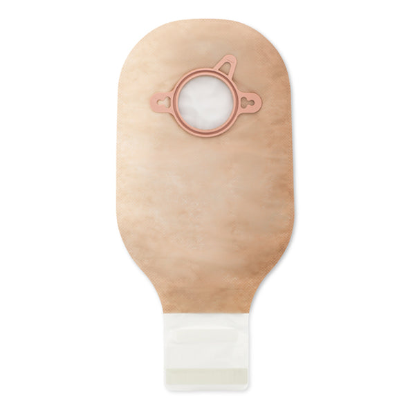 New Image Two-Piece Drainable Pouch, Flange 1-3/4" (44Mm) Beige 12" (30Cm) - Box Of 10