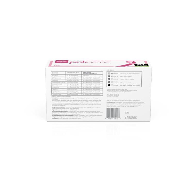 Generation Pink® Sense Powder-Free Nitrile Exam Glove, Pink, Extra Large