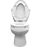 MOBB Health Care 2" Elongated Raised Toilet Seat
