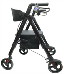 MOBB Health Care Bariatric Aluminum Rollator Blue or Black