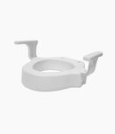 MOBB Health Care 4" Elongated Raised Toilet Seat w/Handles