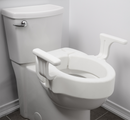 MOBB Health Care 4" Hinged Raised Toilet Seat w/Handles