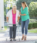 MOBB Health Care Junior Folding Walker W/Front Wheels