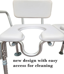 MOBB Health Care Padded Transfer Commode Chair