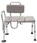 MOBB Health Care Padded Transfer Commode Chair