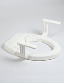 2'' Hinged Raised Toilet Seat w/Handles