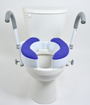 MOBB Health Care 4'' Adjustable Raised Toilet Seat