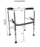 MOBB Health Care Aluminum Folding Toilet Safety Frame