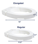 MOBB Health Care Hinged Raised Toilet Seat