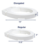 MOBB Health Care Hinged Raised Toilet Seat