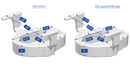 MOBB Health Care 4" Hinged Raised Toilet Seat w/Handles