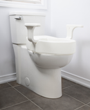 MOBB Health Care 4" Hinged Raised Toilet Seat w/Handles