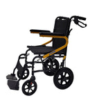 MOBB Health Care 12'' Transp. Chair Yellow/Blue/Lime Green