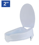 MOBB Health Care 2" Raised Toilet Seat with Lid