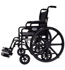MOBB Health Care 18'' Aluminum Wheelchair/Lightweight Transport Chair DUO