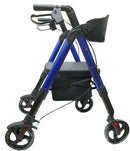 MOBB Health Care Bariatric Aluminum Rollator Blue or Black