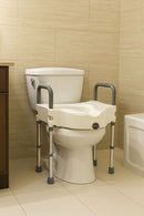 MOBB Health Care Raised Toilet Seat with legs