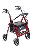 Duet Rollator/Transport Chair, 8" Casters