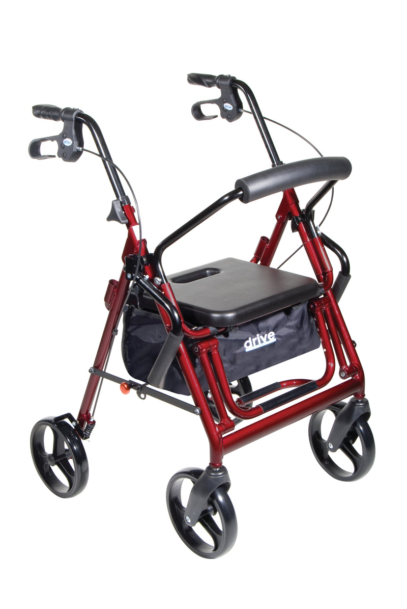 Duet Rollator/Transport Chair, 8" Casters